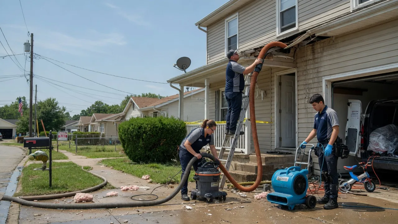 Water Damage Restoration in White Heath, IL near me